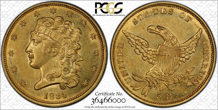 Cert 36466000 - Coin Image