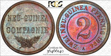 1894-A 2 Pfg PR63BN