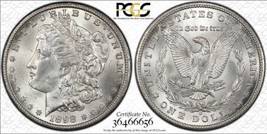 1898-O $1 MS62