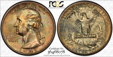 1941 25C MS66