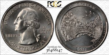 2011-P 25C Chickasaw NP MS67