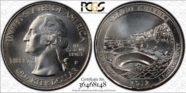 2012-P 25C Chaco Culture NP MS67