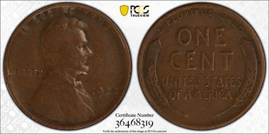 1922 No D 1C Strong Reverse VF20BN