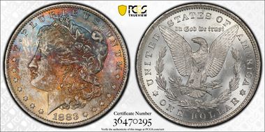 1883-O $1 MS63