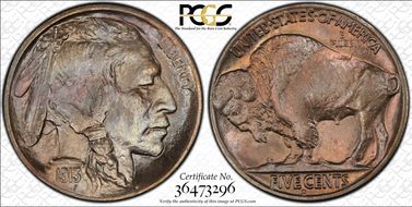 1913-D 5C Type 2 MS66