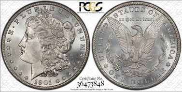 1901-S $1 MS66+