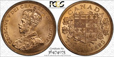 1914 $10 Gold Reserve MS64+