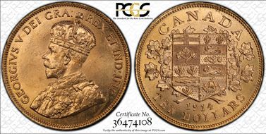 1914 $10 Gold Reserve MS64+