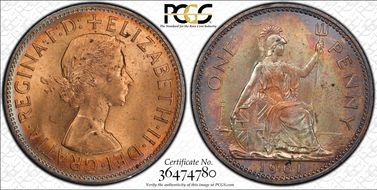 1961 1D S-4157 MS64RB