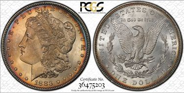1883 $1 MS67