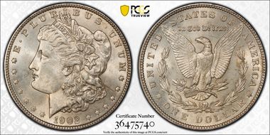 1902 $1 MS64
