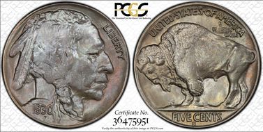 1930-S 5C MS66+