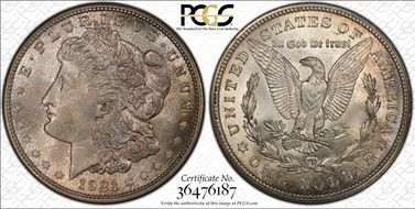 1921-D $1 MS66