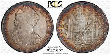 1790-Mo FM 8 R Yon-M8-90-IV Calico-951 CAROLUS IV AU53