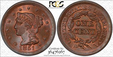 1851 1C MS66BN