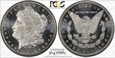 1883-CC $1 MS66+ DMPL