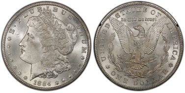 1884-CC $1 GSA Hoard MS66