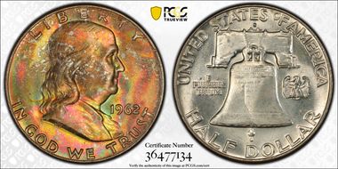 1962-D 50C MS66+ FBL