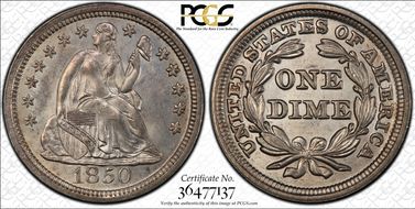 1850 10C MS65
