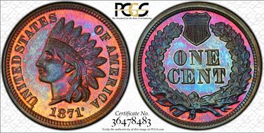 1871 1C PR66RB