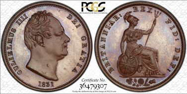 1831 1/2D S-3847 Bronzed PR64