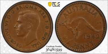 1942 (b) 1D Without I AU58BN