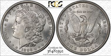 1896 $1 MS67