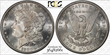 1880-S $1 MS67+