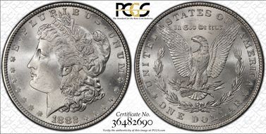 1882 $1 MS66