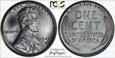 1943-D 1C MS67
