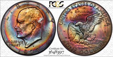 1977-D $1 MS65
