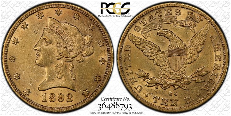 Cert 36488793 - Coin Image