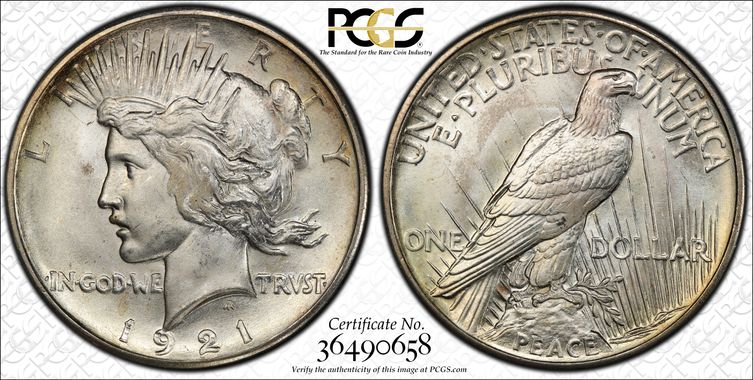 Cert 36490658 - Coin Image