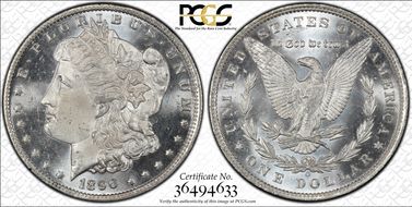 1890-O $1 MS64