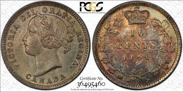 1898 10C MS64