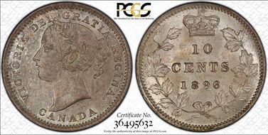 1896 10C MS65