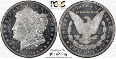 1890-CC $1 MS63DMPL