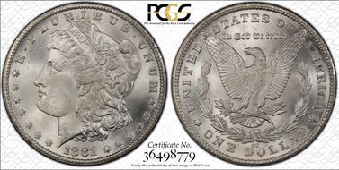 1881-CC $1 MS66+