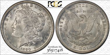 1890-O $1 MS63
