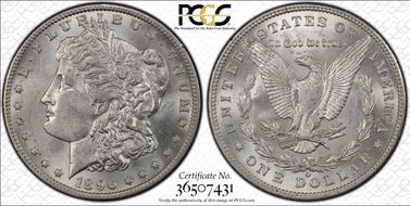 1896-O $1 MS61