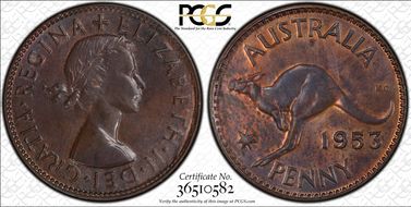 1953 (m) 1D w/o Serif 5 MS62BN