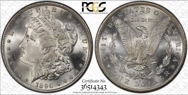 1890-S $1 MS66