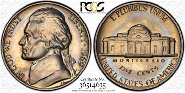 1969-S 5C RPM FS-501 PR66