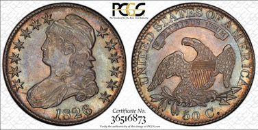 1826 50C AU58