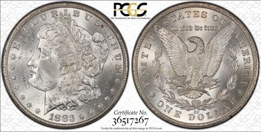 1883-CC $1 MS63