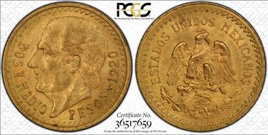 1920/10 2 1/2 P MS63