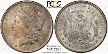 1884-O $1 MS66