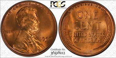 1940-D 1C MS66+ RD