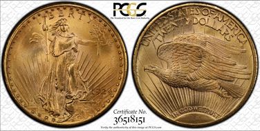 1924 $20 MS67