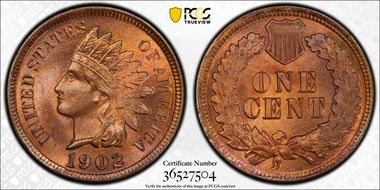 1902 1C MS65RB